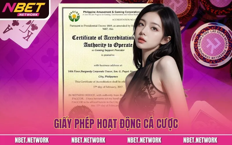 Giấy phép hoạt động cá cược